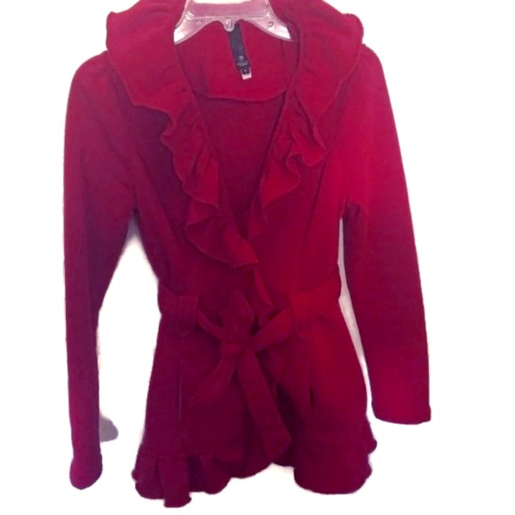 Red Ruffle Jacket